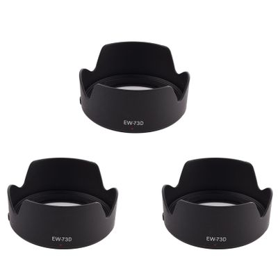 Tassteen 3X EW-73D Lens Hood Shade Protector Cover for EF-S 18-135mm F/3.5-5.6 is