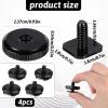 FdcLixuvol 4 Pcs 1/4 Inch Camera Adapter Screws, Compatible with Versatile Flash Hot Shoe Mounts for DSLR Camera Rigs, Tripods, Mounting Accessories view 3