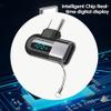 Tassteen 120W Type C to Type C Adapter Elbow Digital Display USB C Adapator Fast Charging Type C Converter Gray view 2