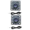 Tassteen 2PCS 100 Degree Camera Module OV9732 1MP 1280x720 30fps USB Camera Module Drive Free for WinXP/7/8/10 With1.5M Cable