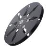 1/4 7 Inch Empty Tape Reel, Aluminum Alloy Recording Takeup Reel with 8 Hole, Replacement Analog Recording Tape Repair Parts Open Reel Tape Accessory (Black) view 4
