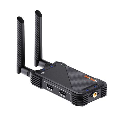 Wireless HDMI Receiver: 1312ft Wireless HDMI Extender with Loopout, 2.4/5G 1080P Adapter Support IR Remote for Streaming from DSLR,Laptop,Netflix,YouTube to TV/Projector Indoor/Outdoor(RX Only)