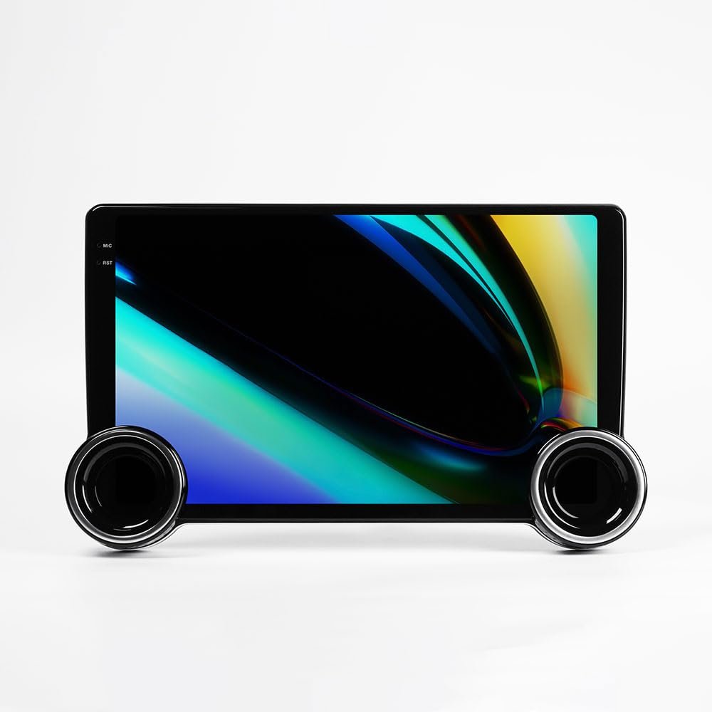 2 Din Dual Knob Car Stereo Radio with Wireless Apple CarPlay & Android Auto 10.1 Inch Touch Screen Android 13 Head Unit Double Knobs GPS Navigation Player WiFi Bluetooth Voice Control 4+64G ASP