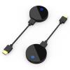 HDMI Wireless Transmitter and Receiver, 2.4G 5G Wireless 1080P 60Hz HDMI Extender Adapter for Laptop PC Monitor Projector HDTV, Support APP Bluetooth WiFi, Plug & Play, 65.6-98.4ft view 1