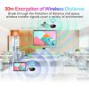 HDMI Wireless Transmitter and Receiver, 2.4G 5G Wireless 1080P 60Hz HDMI Extender Adapter for Laptop PC Monitor Projector HDTV, Support APP Bluetooth WiFi, Plug & Play, 65.6-98.4ft view 3