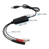 USB Sound Capture Card, USB Audio Capture Card for Cassette Tapes to MP3 Converter, Sound L R AV 3.5mm Audio to USB, Plug and Play view 4