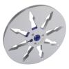 7 x 1/4 Empty Take Up Reel to Reel Small Hub, 8 Holes Empty Tape Reel, 7 inch 1/4 Opening Empty Reel, Aluminum Recording Sound Takeup Reel for Nagra, for Studer, for BASF view 1