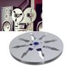 7 x 1/4 Empty Take Up Reel to Reel Small Hub, 8 Holes Empty Tape Reel, 7 inch 1/4 Opening Empty Reel, Aluminum Recording Sound Takeup Reel for Nagra, for Studer, for BASF view 4