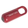 ZJchao Padlock Fingerprint Door Lock, Biometric Padlock for Gym Locker, Red view 4