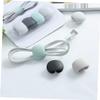 Artibetter 8 Pcs Cable Wire Organizer Line Winder Headphone Winders Silicone Cable Holder Desktop view 2