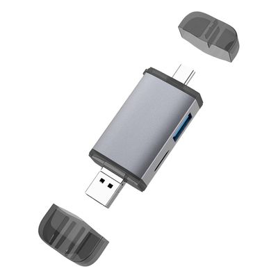 ARTIBETTER USB-c OTG Card Reader Adapter for Easy Data Transfer No Power Needed Compatible Phones Tablets and Computers