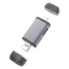 ARTIBETTER USB-c OTG Card Reader Adapter for Easy Data Transfer No Power Needed Compatible Phones Tablets and Computers view 1
