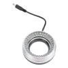 Microscope Rings Light, ID 50mm OD 80mm LED Rings Illuminato 6500K 72 Beads Adjustable Brightness Microscope Light Source Lamp for Stereo Microscope view 1