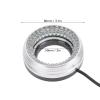 Microscope Rings Light, ID 50mm OD 80mm LED Rings Illuminato 6500K 72 Beads Adjustable Brightness Microscope Light Source Lamp for Stereo Microscope view 2