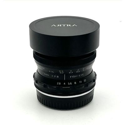 ARTRA LAB OCULILUMEN 7.5mm f2.8 Fish Eye (APS-C) Black Compatible with Canon M