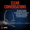 Poly 10x (Plantronics) CS540 Wireless DECT Headset - Single Ear - Convertible - Noise Cancelling Microphone Bundle Including: Base, Headband, Ear Tips, Goby Labs Headphone Cleaner, Fiber Cloth view 4