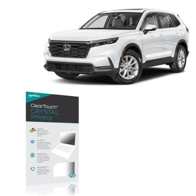 BoxWave Screen Protector Compatible with Honda 2025 CR-V Infotainment Display (7 in) - ClearTouch Crystal Privacy (2-Pack), Privacy Screen Protector Flexible Film Clear