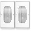 SA-S70-W Pack of 2 White Supervised Self-Amplified Speakers, for use in Safety Applications, Operates on 16.0 to 33.0 VDC, Indoor Use Only, Adjustable Audio Input Levels view 1