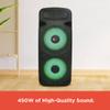 RadioShack 15-inch Tower Speaker with Lights and FM Radio (90,000 RMS, LED Light) view 3
