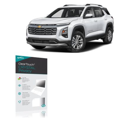 BoxWave Screen Protector Compatible with Chevrolet 2025 Equinox Cluster Display (11 in) - ClearTouch Crystal Privacy (2-Pack), Privacy Screen Protector Flexible Film Clear