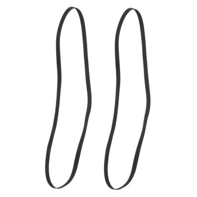 BIUDECO 2pcs 235mm Record Player Drive Belt Cassette Player Belts Replacement Parts Rubber Material Wide Compatibility Easy Install