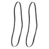 BIUDECO 2pcs 235mm Record Player Drive Belt Cassette Player Belts Replacement Parts Rubber Material Wide Compatibility Easy Install view 1