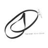 BIUDECO 2pcs 235mm Record Player Drive Belt Cassette Player Belts Replacement Parts Rubber Material Wide Compatibility Easy Install view 2