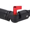 FUZHUI Handle Grip for RS2 Gimbal Stabilizer, Alloy Construction with Rubber Cover, 1/4 Inch Screw Hole and Cold Shoe Mount, Pot Lifting and Surround Shooting Enabled view 2