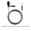 CoudarTitie Lapel Microphone with 3.5mm Jack, Professional External Clip on Lapel Mic Collar Mic for Podcast, Vlogger, Video Conference view 4