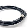 1.64ft M12 12 Pins Male Connector Cable, A Code Straight Profibus Cable Single Male Electrical PVC Sensors Cable Industrial Molded Cable for Fieldbus Module AWG26 30V 1.5A (0.5 Meter) view 3