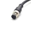 1.64ft M12 12 Pins Male Connector Cable, A Code Straight Profibus Cable Single Male Electrical PVC Sensors Cable Industrial Molded Cable for Fieldbus Module AWG26 30V 1.5A (0.5 Meter) view 4