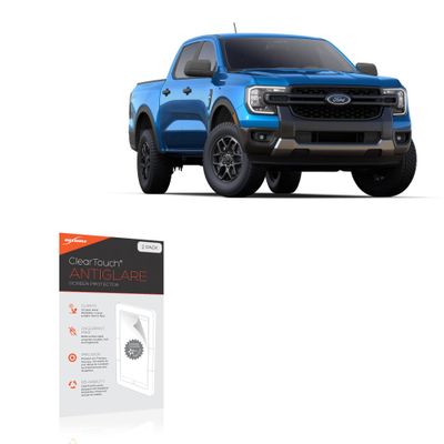 BoxWave Screen Protector Compatible with Ford 2025 Ranger Cluster Display (12 in) - ClearTouch Anti-Glare (2-Pack), Anti-Fingerprint Matte Film Skin
