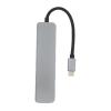 6 in 1 Multifunctional Docking Station, Aluminum Alloy USB Expansion Dock with High Definition Multimedia Interface, USB3.0/2.0, PD, Storage Card, T Flash for Type C Computers view 4
