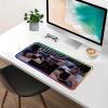 Gaming RGB Sexy Anime Mouse Pad LED Mouse Pad XXL Gamers Colorful USB Laptop Keyboard Pad Gaming Desk Sexy Butt Breasts Chest (35.43x15.74 inche) view 1