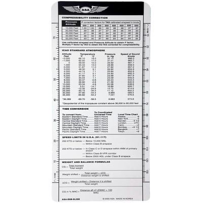 ASA Highspeed Slide for The E6B Calculator