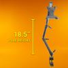 iBOLT TabDock AccessiBOLT Universal Wheelchair Multi-Arm Mobility Tablet Mount: Secure and Adjustable Tablet Holder 18.5-Inch Clamp Mount view 2