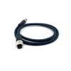 3.28ft M8 6 Pin Male to Female Connector Cable, A Code Straight Profibus Cable Female to Male Electrical PVC Sensors Cable Industrial Molded Cable for Fieldbus Module AWG22 30V 1.5A (1 Meter) view 2
