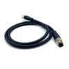 3.28ft M8 6 Pin Male to Female Connector Cable, A Code Straight Profibus Cable Female to Male Electrical PVC Sensors Cable Industrial Molded Cable for Fieldbus Module AWG22 30V 1.5A (1 Meter) view 3