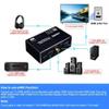 eARC HDMI Audio Extractor Converter 4K@60Hz,HDMI 2.0 to HDMI Audio Extractor Switch 18Gbps with 7.1CH Atmos/eARC/ARC/Toslink/Coaxial/ 3.5mm Audio Out HDCP 2.2 DTS HDR view 4