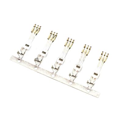 100-500Pcs 4Pin Power Connector L6.2 63080 SATA Tin Plated Male Female Wire to Wire Terminal Pins(Long SATA Terminal,200Pcs)