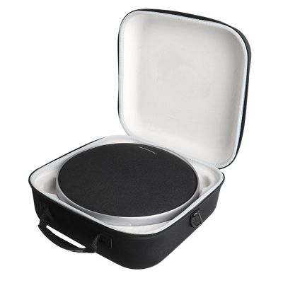 Hzycwgone Case for Harman Kardon Onyx Studio 9,Hard EVA Carrying Case Cover Storage Bag w/Shoulder Strap for Harman Kardon Onyx Studio 9 - Portable Stereo Bluetooth Home Speaker and Cable,Black+Gray