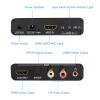 4K HD Audio Extractor, Analog to Digital Audio Converter R CA, L/R Audio Output, 3.5mm Stereo Audio Output and Optical, Audio Adapter for Player, TV view 4