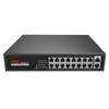 18-Port Gigabit Uplink PoE Switch 16*10/100Mbps 2*10/100/1000M Uplink RJ45 Ports Support IEEE802.3af/at PoE Standard Smart PoE Switch view 1