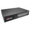 18-Port Gigabit Uplink PoE Switch 16*10/100Mbps 2*10/100/1000M Uplink RJ45 Ports Support IEEE802.3af/at PoE Standard Smart PoE Switch view 2
