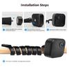 Tonton Flexible Twist Mount for Blink Outdoor 4 (4th Gen) / (3rd Gen), Blink Mini, Blink XT, XT2, 20.5in Gooseneck Blink Camera Mount, No-Drill, Tool-Free Adjustable Camera Holder (1 Pack, Black) view 2