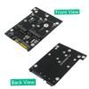ARTIBETTER Msata to Adapter Dual Msata Ssd Reader for Notebooks Desktops Supports Speed No Driver Required Easy Installation Compatible view 2