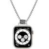Necklace Compatible with Apple Watch Ultra 2 /Ultra 49mm 46mm 45mm 44mm 42mm 41mm 40mm 38mm for Women Men, Elegant Lanyard Chain for iWatch Series 10 9 8 7 6 SE 5 4 3 2 Ultra Ultra 2 (38/40/41/42(series10)-silver) view 3