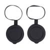 2Pcs Objective Lens Caps, Flexible Rubber Eyepiece Cover, Binoculars Protective Covers, for ID 61 to 64mm Monocular Binocular view 1