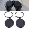 2Pcs Objective Lens Caps, Flexible Rubber Eyepiece Cover, Binoculars Protective Covers, for ID 61 to 64mm Monocular Binocular view 3