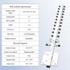 BOOBRIE Dual Band Yagi WiFI Antenna 2.4G/5.8G 8dBi Outdoor Directional Antenna High Gain RP-SMA Female Connector 4.92Ft RG58 Cable 13 Unit WIFi Yagi Antenna for Router Network Card WiFi Signal Booster view 3